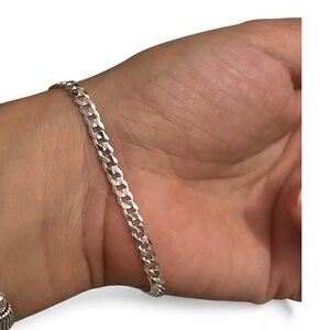Solid Italian silver bracelet